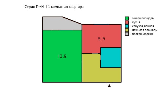 Однокомнатная квартира